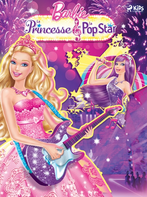 Couverture ebook de Barbie - La princesse et la popstar, de Mattel