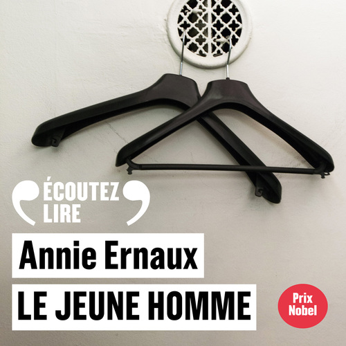 audiobook cover of Le jeune homme, by Annie Ernaux