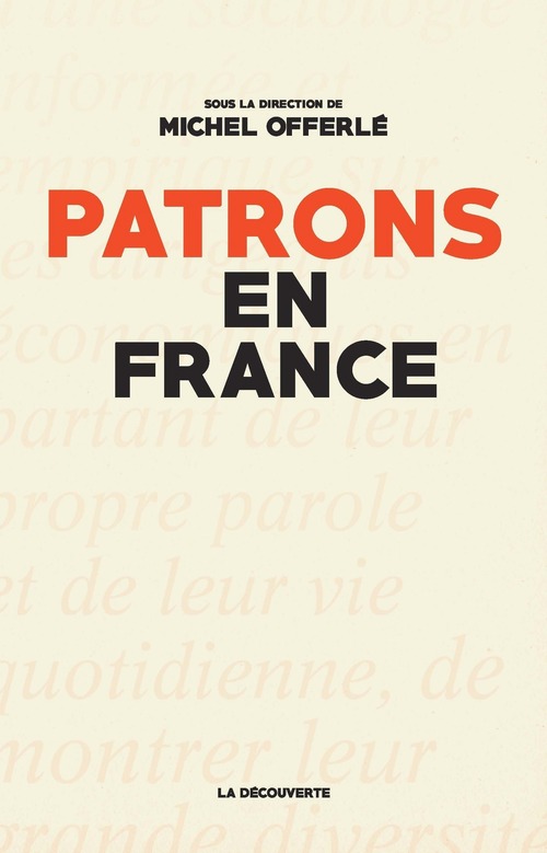 ebook cover of Patrons en France, by Michel Offerlé