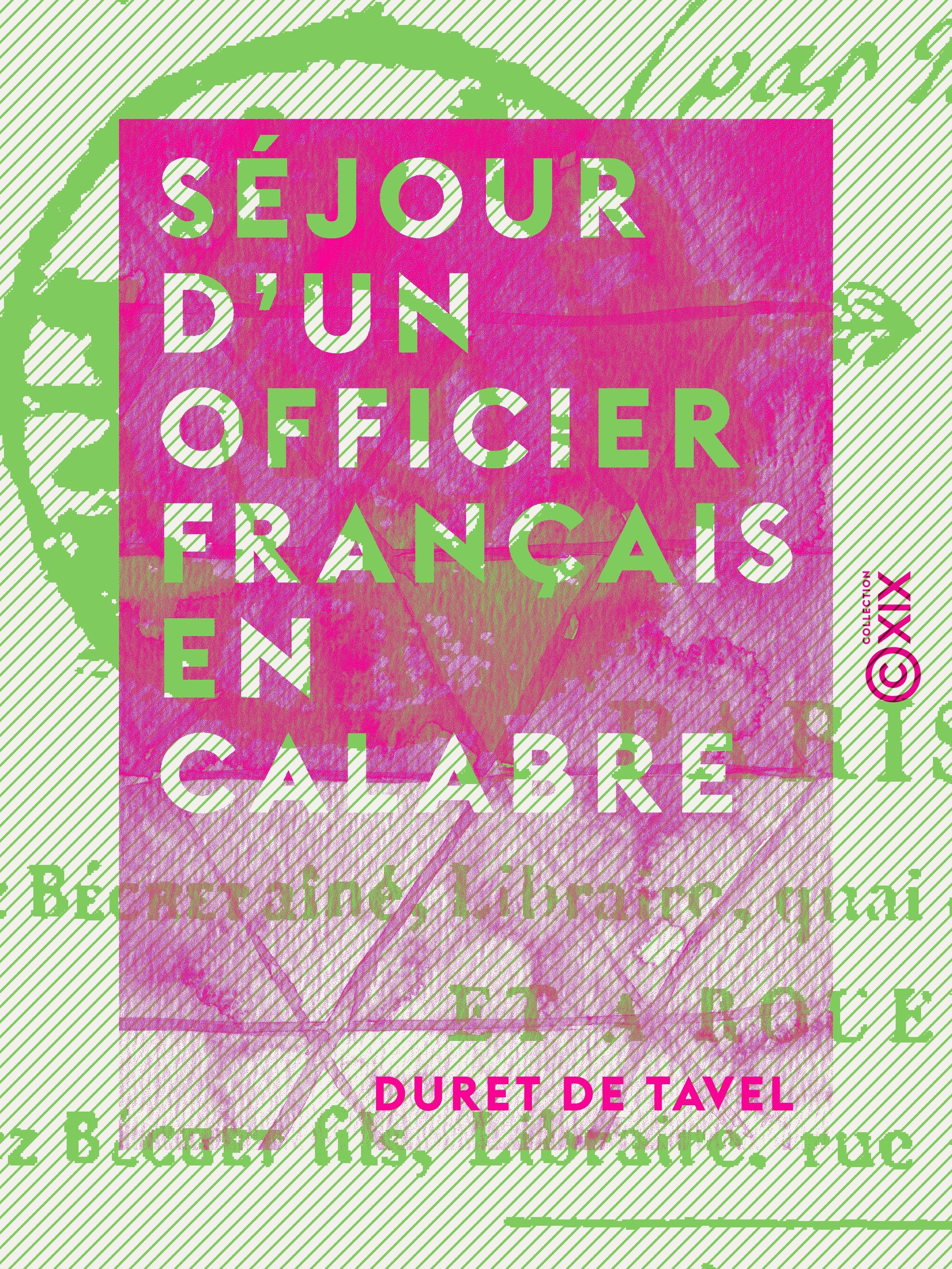 ebook cover of Séjour d'un officier français en Calabre, by Duret De Tavel