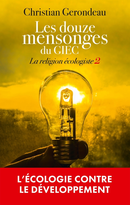 ebook cover of Les douze mensonges du GIEC, by Christian Gerondeau