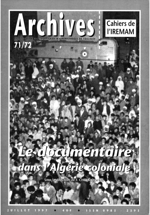 Couverture ebook de Le documentaire dans l´Algérie coloniale, de Collectif
