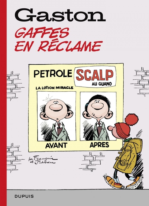 Couverture ebook de Gaston hors-série - Tome 7 - Gaffes en réclame, de Jidéhem, André Franquin