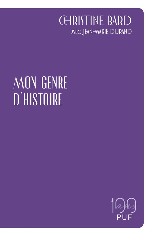 ebook cover of Mon genre d'histoire, by Christine Bard, Jean-Marie Durand
