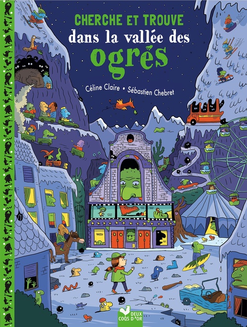 Couverture ebook de Cherche et Trouve - au pays des ogres, de Céline Claire