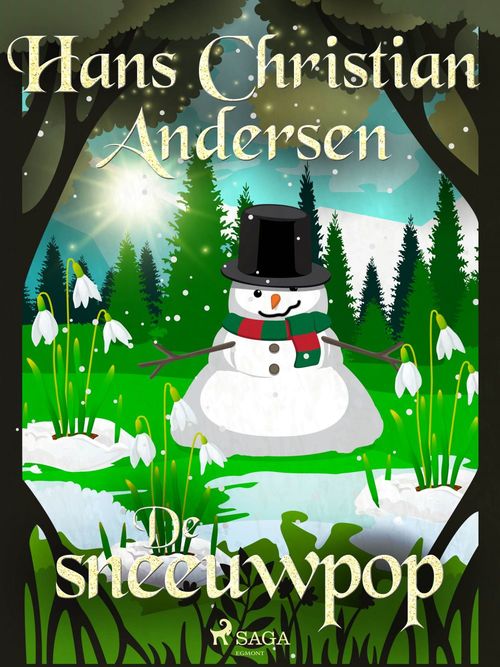 ebook cover of De sneeuwpop, by Hans Christian Andersen