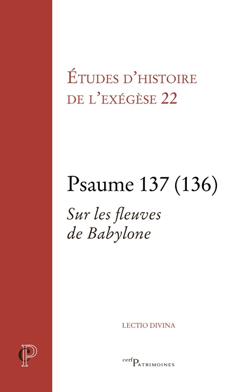 ebook cover of Psaume 137 (136), by Gilbert Dahan