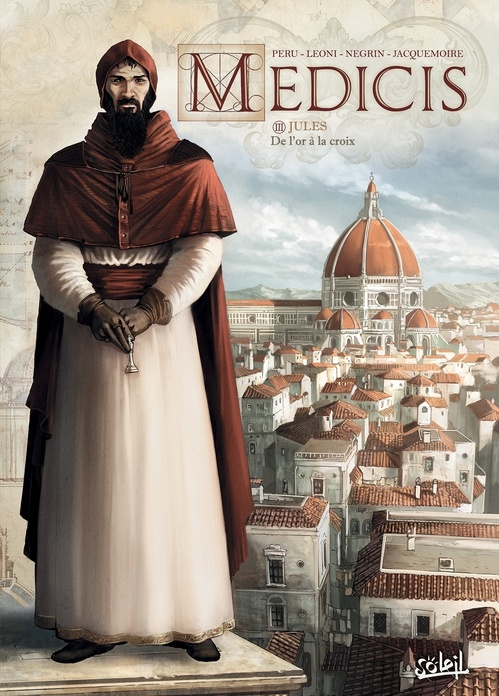 Couverture ebook de Médicis T03 - Jules - De l'or à la croix, de Olivier Peru
