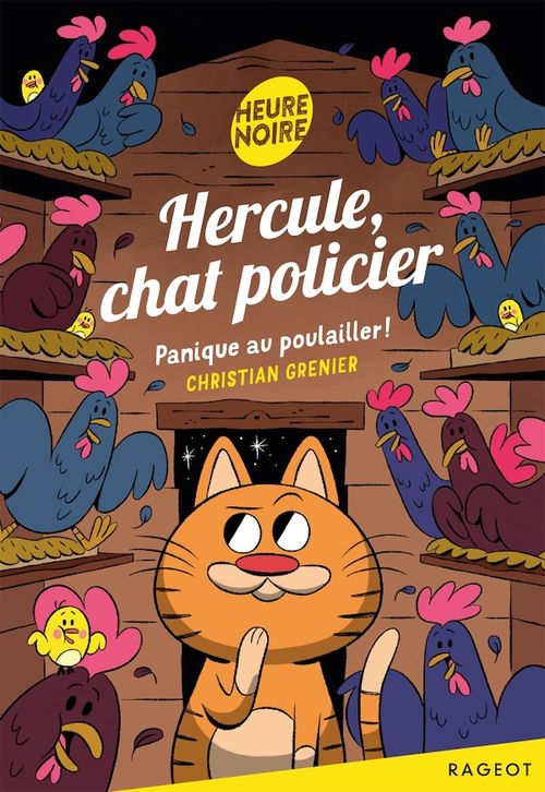 Couverture ebook de Hercule, chat policier - Panique au poulailler !, de Christian Grenier