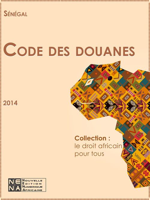 Couverture ebook de Recueil de droit douanier, de Senegal