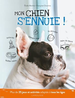 Couverture ebook de Mon chien s'ennuie !, de Madame Elodie MARTINS, Françoise Claustres