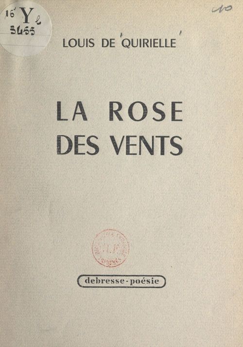 Couverture ebook de La rose des vents, de Louis De Quirielle