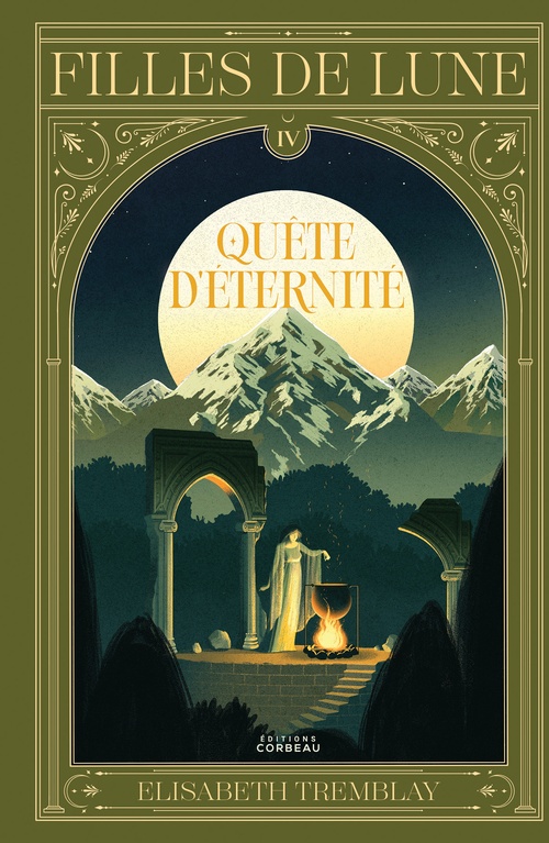 Couverture ebook de Quête d'éternité, de Elisabeth Tremblay