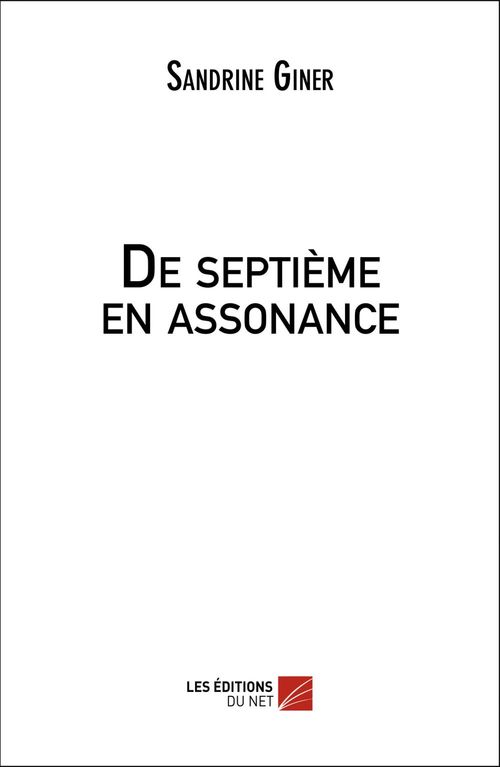 ebook cover of De septième en assonance, by Sandrine Giner