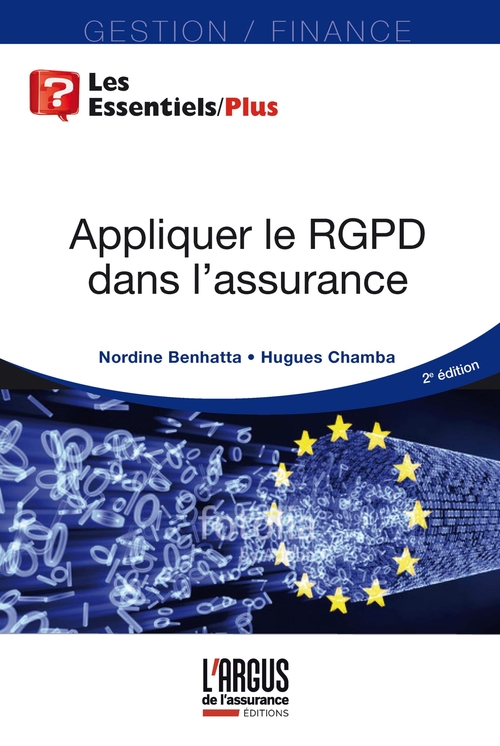 Couverture ebook de Appliquer le RGPD dans l'assurance, de Nordine Benhatta