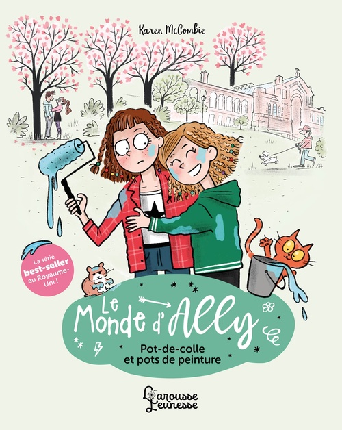 ebook cover of Le monde d'Ally - Pot de colle et pots de peinture, by Karen McCombie