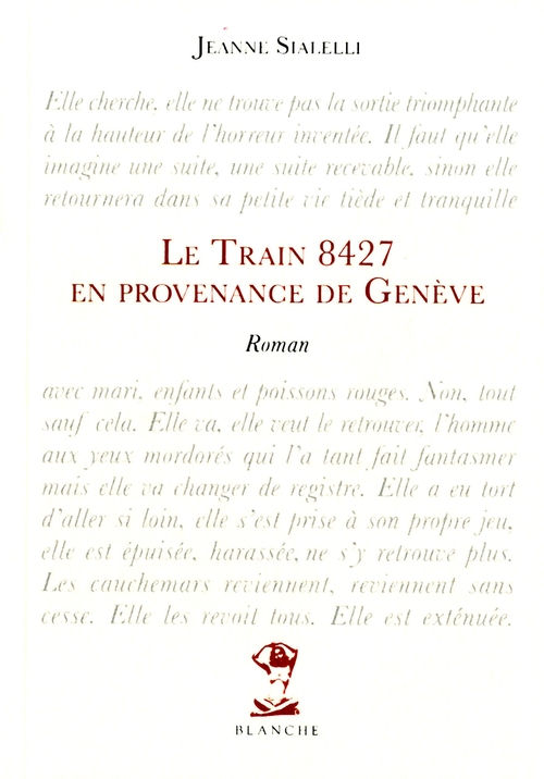 Couverture ebook de Le train 8427 en provenance de Genève, de Jeanne Sialelly