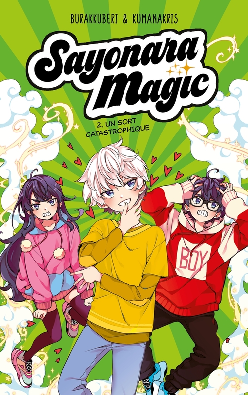 Couverture ebook de Sayonara Magic - tome 2 - Un sort catastrophique, de Burakkuberi, Kumanakris