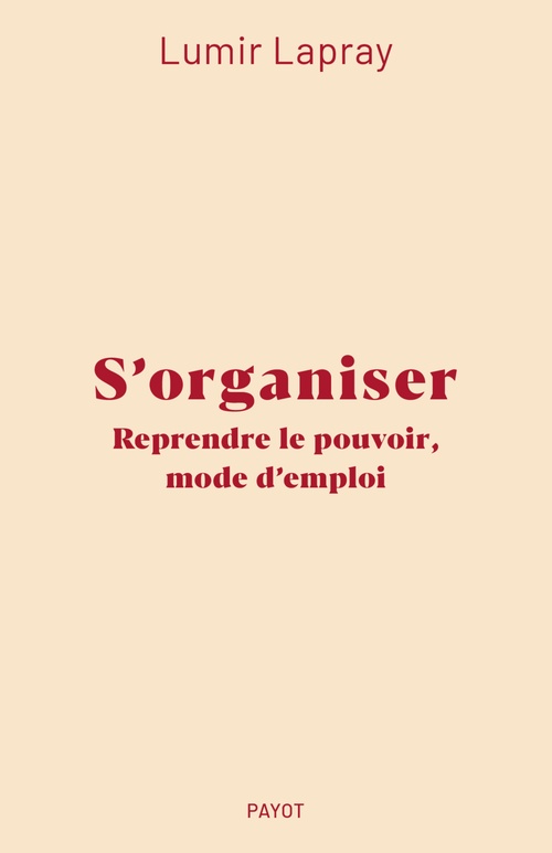 ebook cover of S'organiser, by Lumir Lapray