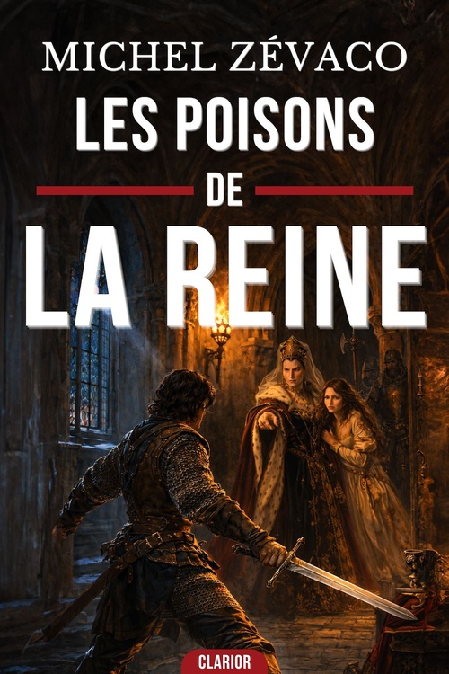 ebook cover of LES POISONS DE LA REINE, by Michel Zevaco