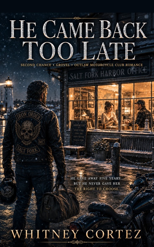 ebook cover of He Came Back Too Late, by Whitney Cortez