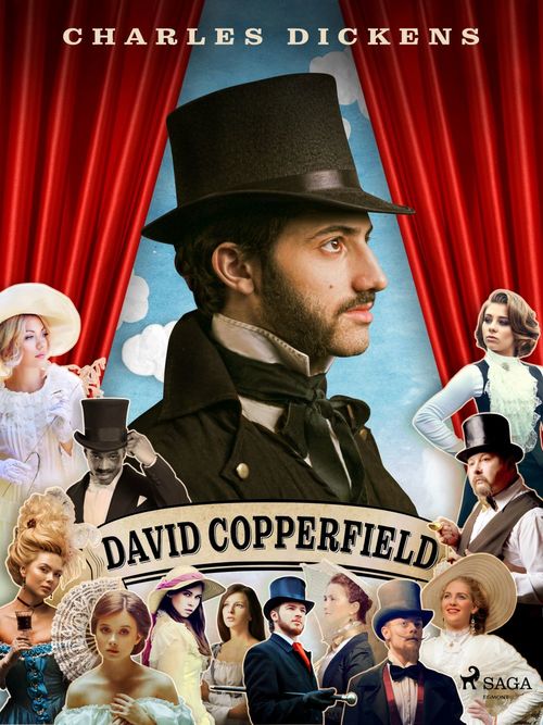 ebook cover of David Copperfield, by Charles Dickens