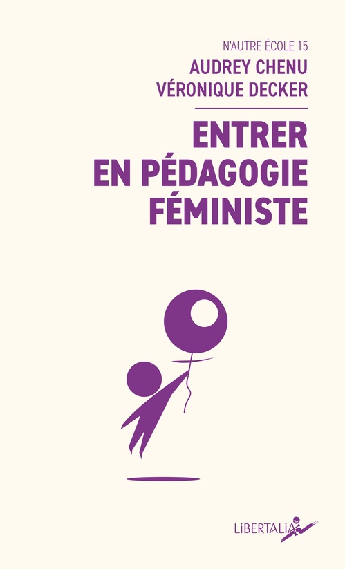 Couverture ebook de Entrer en pédagogie féministe, de Audrey Chenu, Véronique Decker
