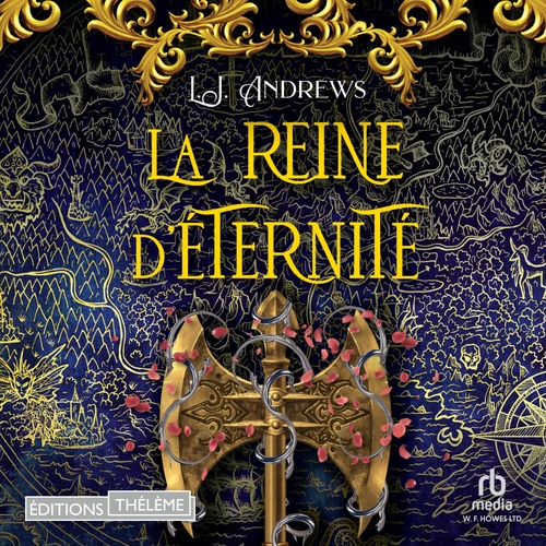 audiobook cover of Le royaume éternel T2 : La reine d'éternité, by L.J. Andrews