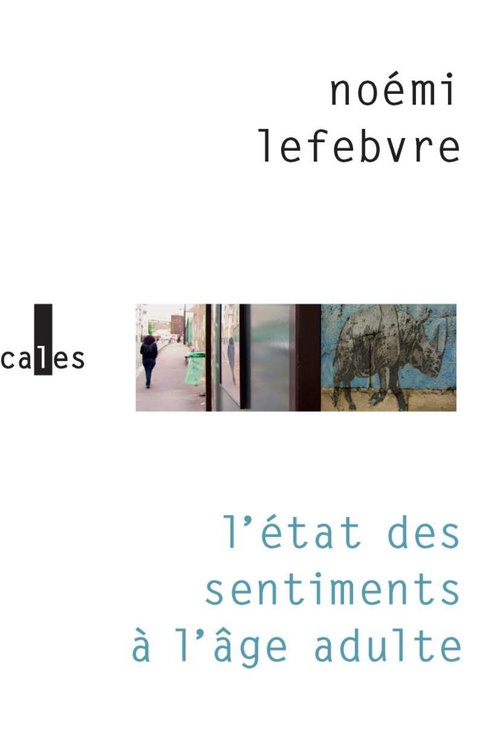 Couverture ebook de L'état des sentiments à l'âge adulte, de Noémi Lefebvre