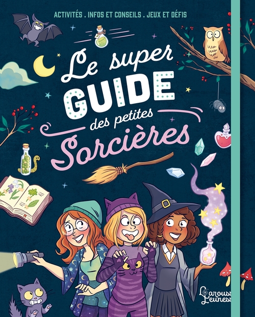 Couverture ebook de Le super guide des petites sorcières, de Aurore Meyer
