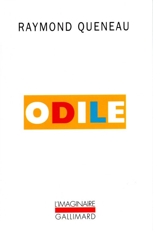 ebook cover of Odile, by Raymond Queneau