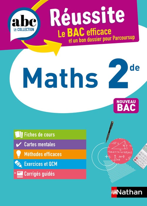ebook cover of ABC Réussite Maths 2de, by Muriel Darembus, Jean-Luc Dianoux