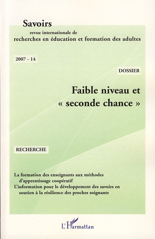 ebook cover of Faible niveau et seconde chance, by Savoirs