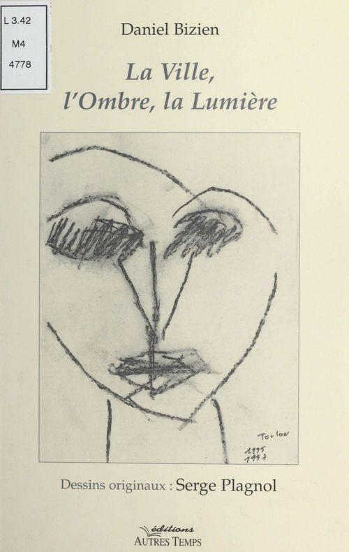 Couverture ebook de La Ville, l'ombre, la lumière, de Daniel Bizien