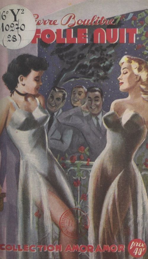 Couverture ebook de La folle nuit, de Pierre Boulitre