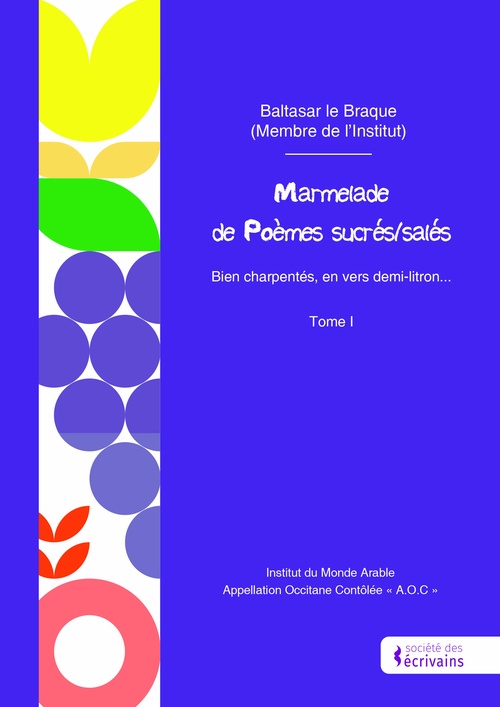 ebook cover of Marmelade de Poèmes sucrés/salés, by Baltasar Le Braque