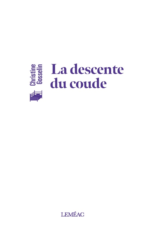 Couverture ebook de La descente du coude, de Christine Gosselin