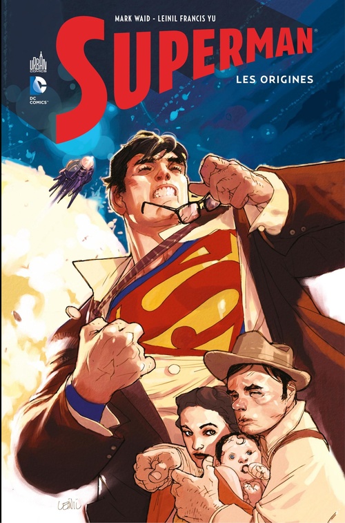 Couverture ebook de Superman - Les origines - Intégrale, de Mark Waid, Leinil Francis Yu