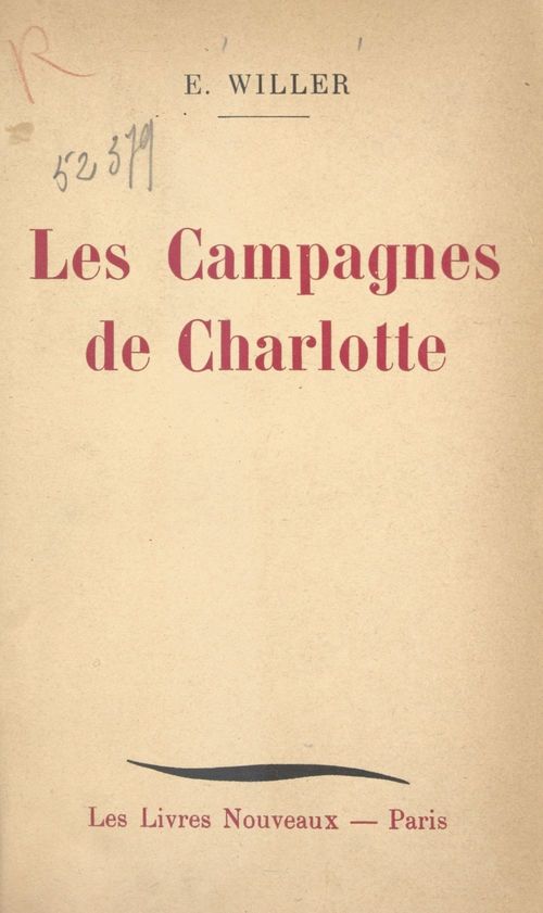 ebook cover of Les campagnes de Charlotte, by Esther Willer