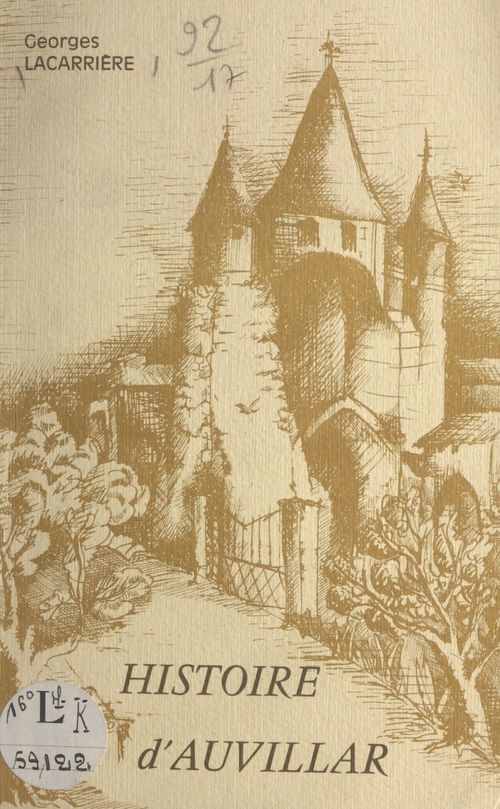 ebook cover of Histoire d'Auvillar, by Georges Lacarriere