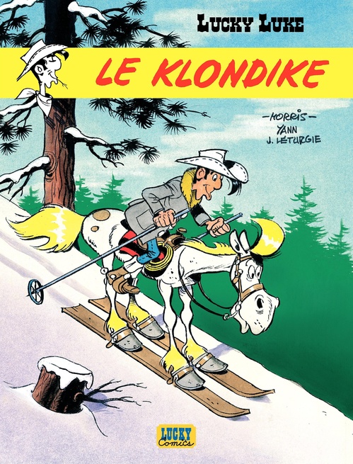 Couverture ebook de Lucky Luke - Tome 35 - Le Klondike, de Jean Léturgie, Morris, Yann