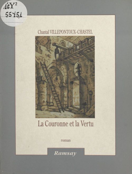 Couverture ebook de La couronne et la vertu, de Chantal Villepontoux-Chastel