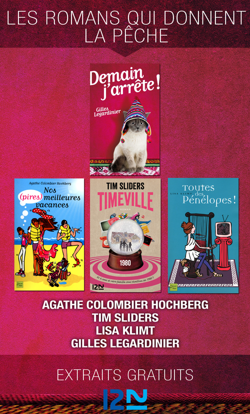 Couverture ebook de Les romans qui donnent la pêche -gratuit-, de Collectif