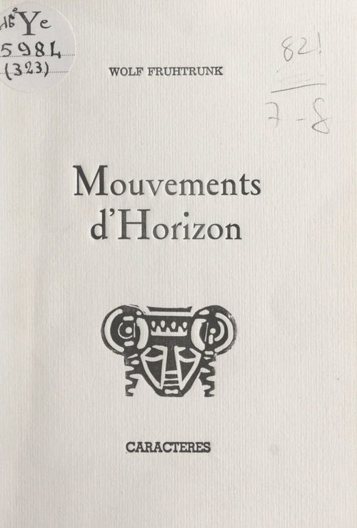 Couverture ebook de Mouvements d'horizon, de Wolf Fruhtrunk