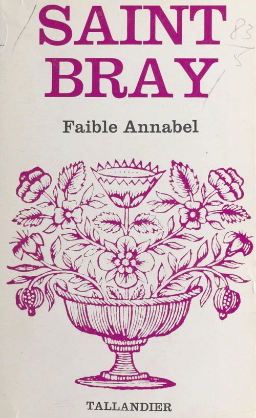 Couverture ebook de Faible Annabel, de Saint-Bray