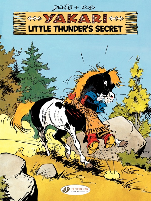 Couverture ebook de Yakari - Volume 12 - Little Thunder's secret, de Job, Derib