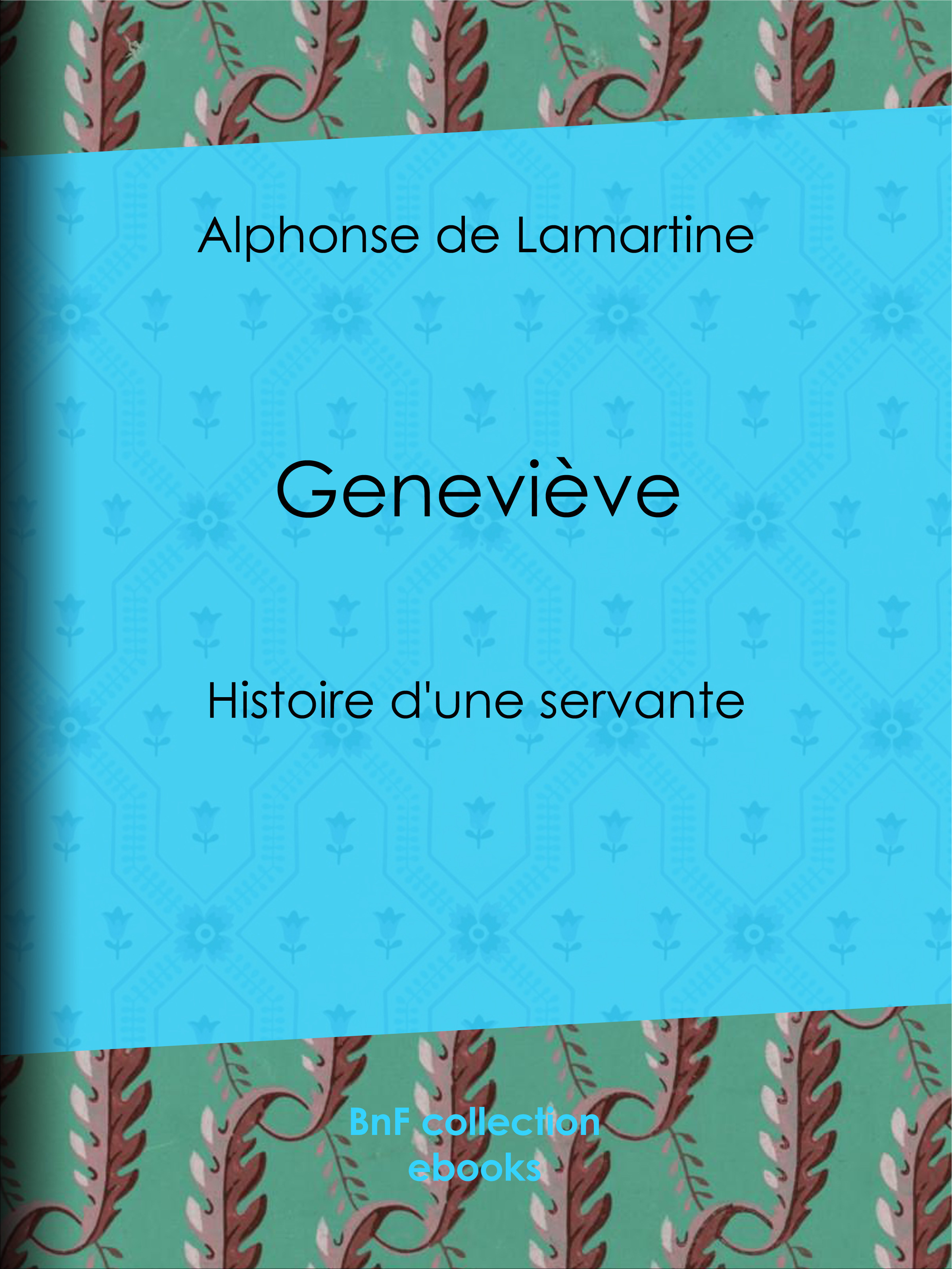 ebook cover of Geneviève, by Alphonse de Lamartine