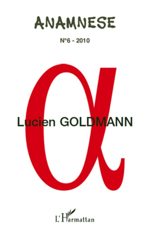 Couverture ebook de Lucien Goldmann, de Anamnese