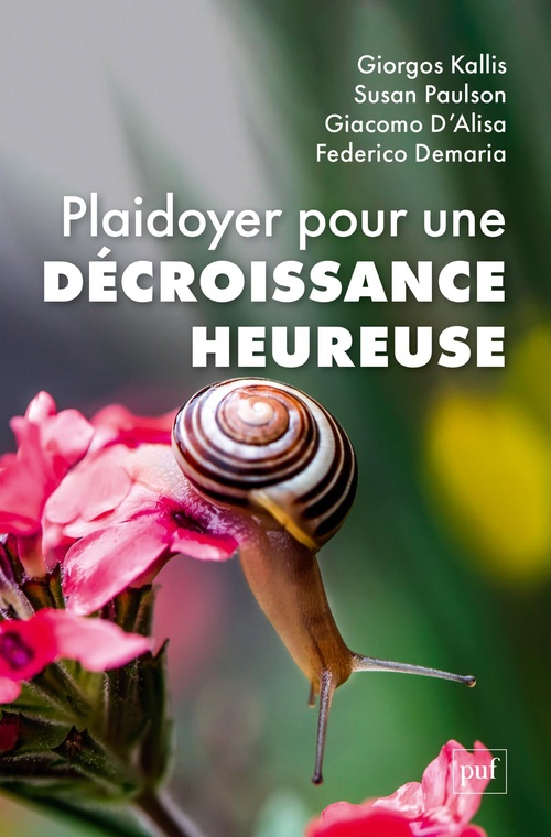 ebook cover of Plaidoyer pour une décroissance heureuse, by Giacomi  d' Alisa, Frederico Demaria, Giorgos Kallis, Susan Paulson