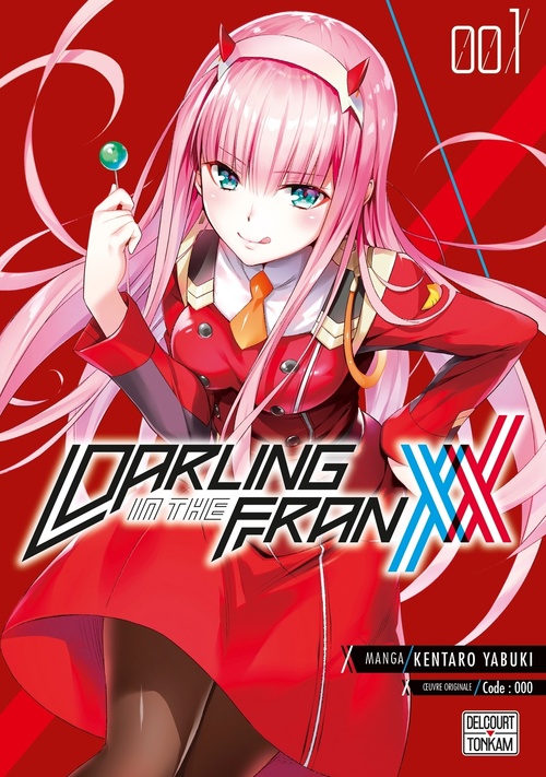 ebook cover of Darling in the Franxx T01, by Kentaro Yabuki